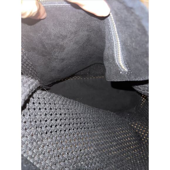 Rag & Bone Summer Passenger Tote Netted Leather Black - 13.5" x 13" - Picture 8 of 9